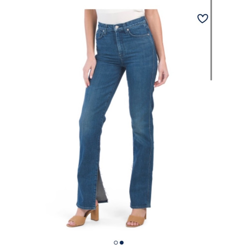 7 For All Mankind Split Leg Jeans